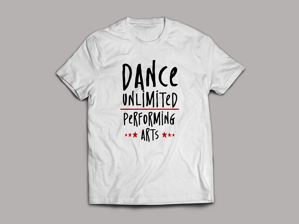 Dance Unlimited Performing Arts logo design by cwrproject