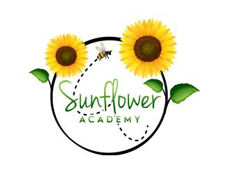 Sunflower Academy logo design by MarkindDesign