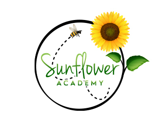 Sunflower Academy logo design by MarkindDesign