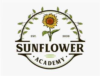 Sunflower Academy logo design by Mardhi