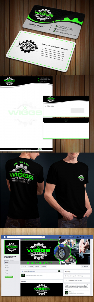 Mike Wiggs Auto & Fleet Service logo design by MastersDesigns