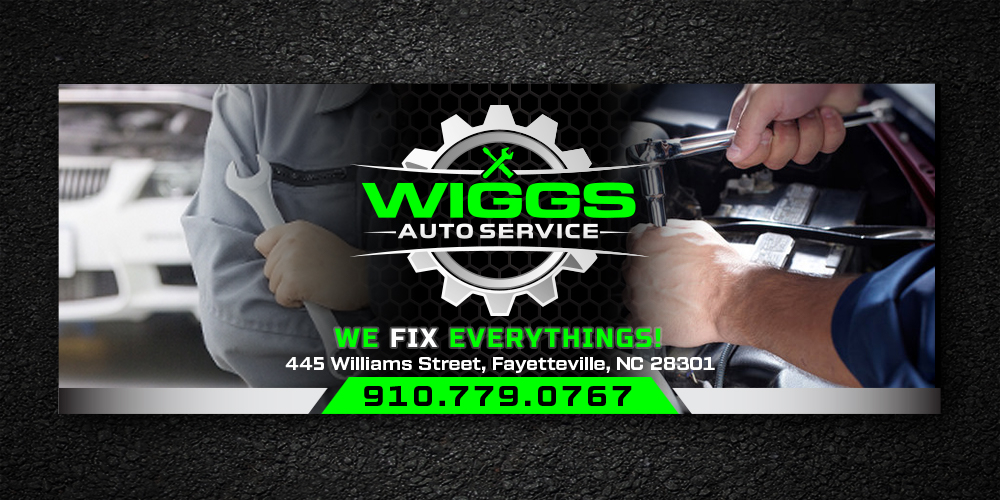 Mike Wiggs Auto & Fleet Service logo design by Niqnish