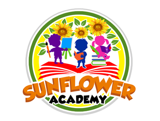 Sunflower Academy logo design - 48hourslogo.com