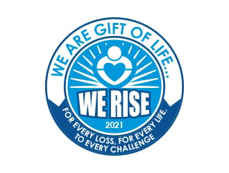 Logo:   We Rise… For every loss, For every life, To every challenge |  We are Gift of Life…We Rise      Company Name: Gift of Life Donor Program logo design by MarkindDesign