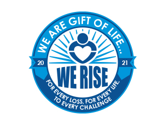 Logo:   We Rise… For every loss, For every life, To every challenge |  We are Gift of Life…We Rise      Company Name: Gift of Life Donor Program logo design by MarkindDesign