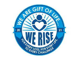 Logo:   We Rise… For every loss, For every life, To every challenge |  We are Gift of Life…We Rise      Company Name: Gift of Life Donor Program logo design by MarkindDesign