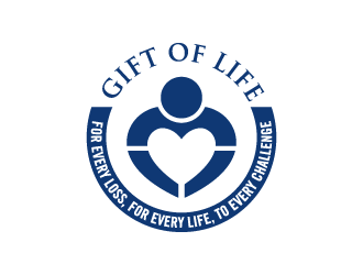 Logo:   We Rise… For every loss, For every life, To every challenge |  We are Gift of Life…We Rise      Company Name: Gift of Life Donor Program logo design by torresace