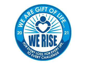 Logo:   We Rise… For every loss, For every life, To every challenge |  We are Gift of Life…We Rise      Company Name: Gift of Life Donor Program logo design by MarkindDesign