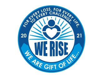 Logo:   We Rise… For every loss, For every life, To every challenge |  We are Gift of Life…We Rise      Company Name: Gift of Life Donor Program logo design by MarkindDesign