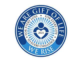 Logo:   We Rise… For every loss, For every life, To every challenge |  We are Gift of Life…We Rise      Company Name: Gift of Life Donor Program logo design by yunda