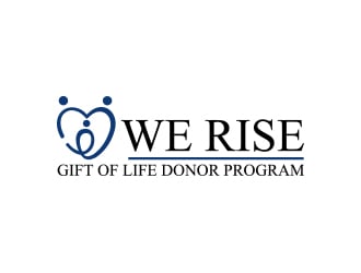 Logo:   We Rise… For every loss, For every life, To every challenge |  We are Gift of Life…We Rise      Company Name: Gift of Life Donor Program logo design by Rexi_777