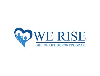 Logo:   We Rise… For every loss, For every life, To every challenge |  We are Gift of Life…We Rise      Company Name: Gift of Life Donor Program logo design by Rexi_777