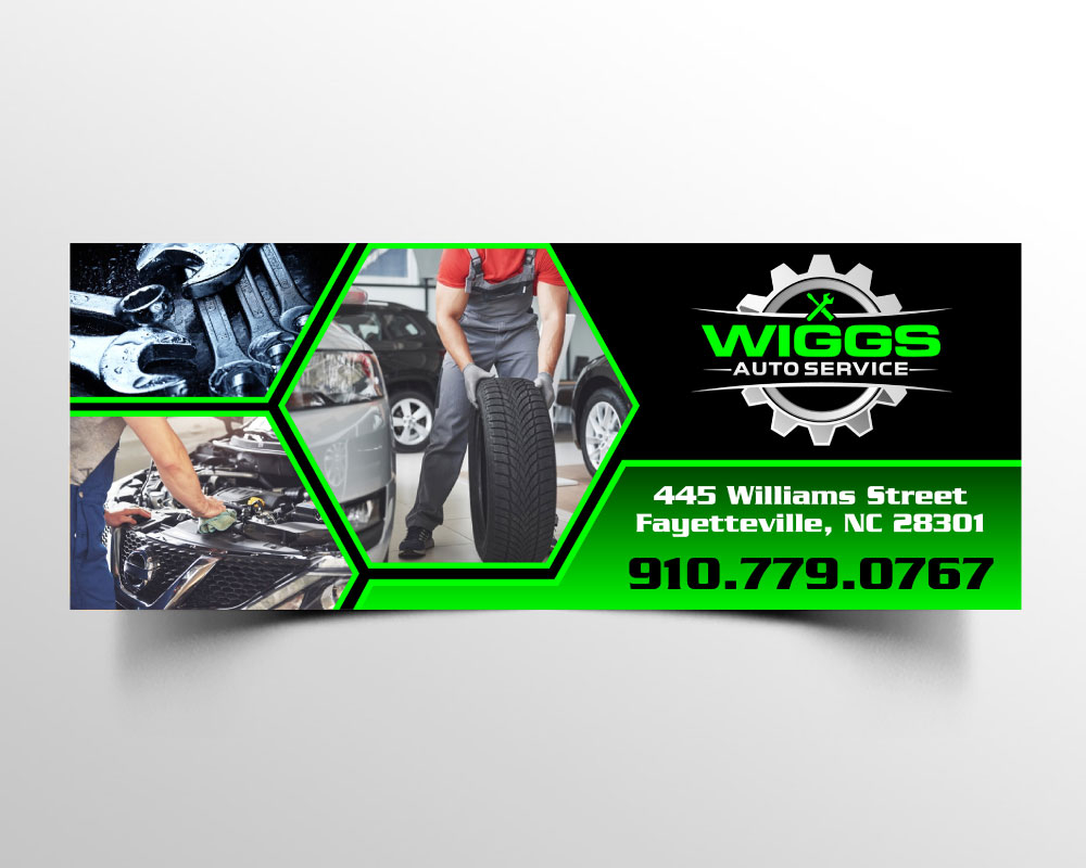 Mike Wiggs Auto & Fleet Service logo design by Boomstudioz