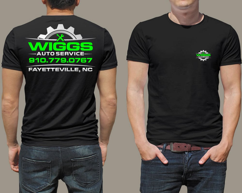 Mike Wiggs Auto & Fleet Service logo design by Boomstudioz