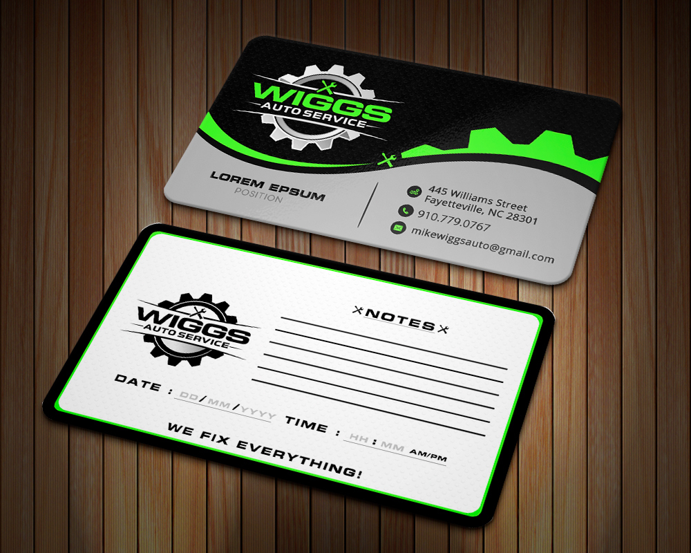 Mike Wiggs Auto & Fleet Service logo design by MastersDesigns