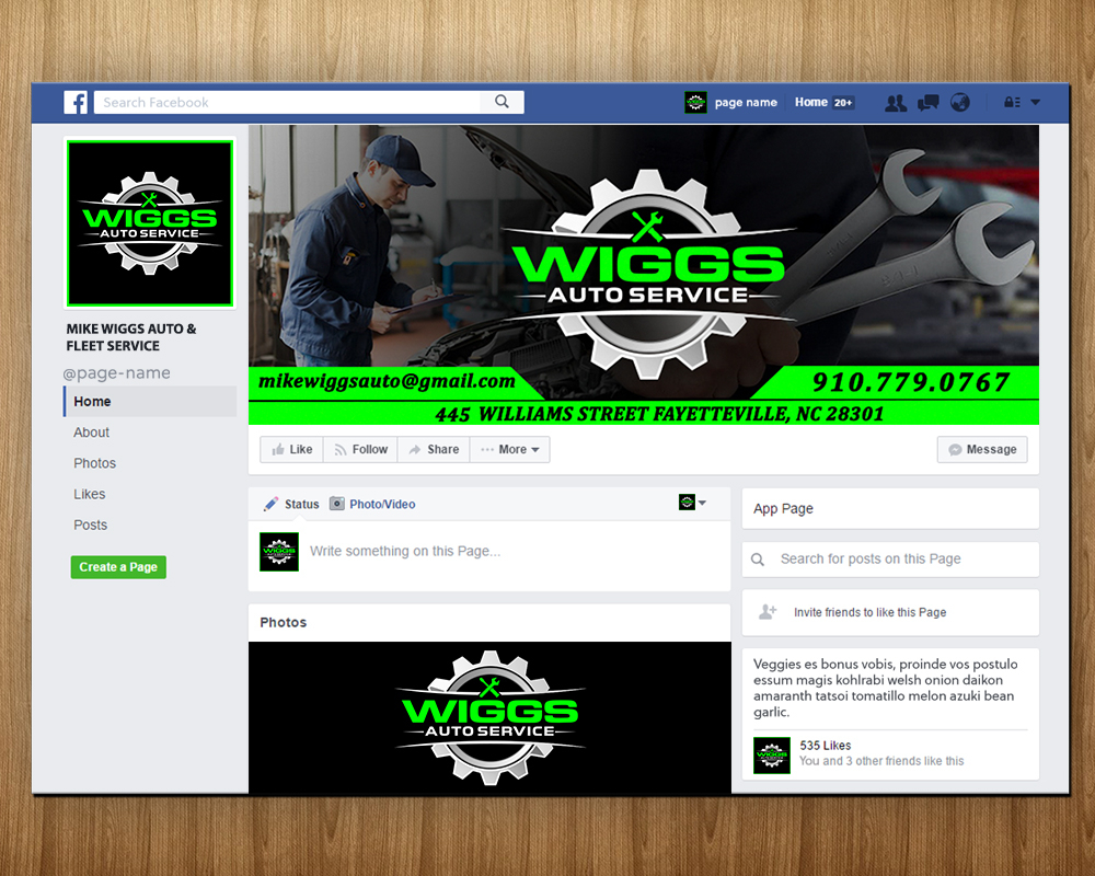 Mike Wiggs Auto & Fleet Service logo design by MastersDesigns