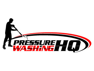 Pressure Washing HQ logo design by daywalker