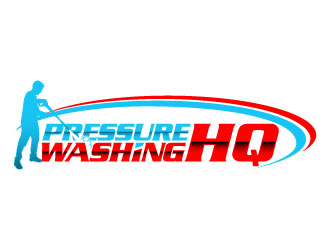 Pressure Washing HQ logo design by daywalker