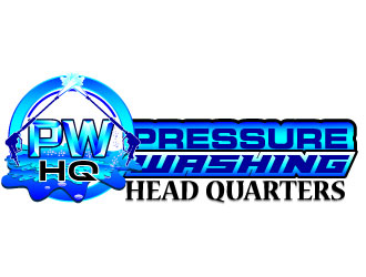 Pressure Washing HQ logo design by Suvendu