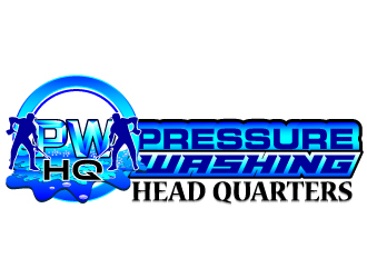 Pressure Washing HQ logo design by Suvendu