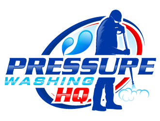 Pressure Washing HQ logo design by Suvendu