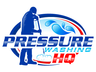 Pressure Washing HQ logo design by Suvendu