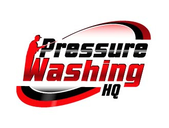 Pressure Washing HQ logo design by Suvendu