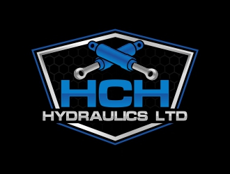 HCH HYDRAULICS LTD logo design by rizuki