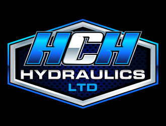 HCH HYDRAULICS LTD logo design by axel182