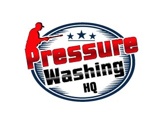 Pressure Washing HQ logo design by Suvendu