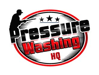 Pressure Washing HQ logo design by Suvendu