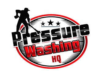 Pressure Washing HQ logo design by Suvendu