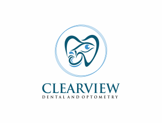 Clearview Dental and Optometry logo design by Mahrein