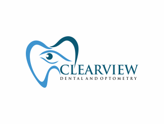 Clearview Dental and Optometry logo design by Mahrein