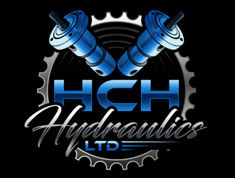 HCH HYDRAULICS LTD logo design by DreamLogoDesign