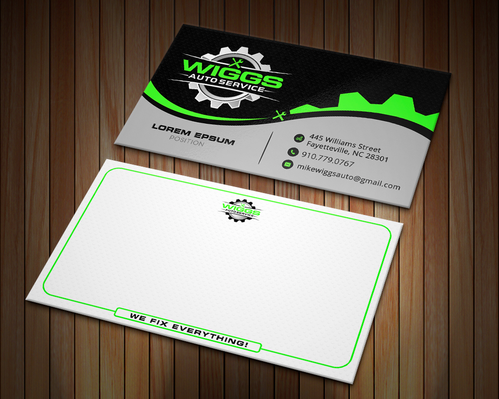 Mike Wiggs Auto & Fleet Service logo design by MastersDesigns