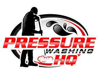 Pressure Washing HQ logo design by Suvendu