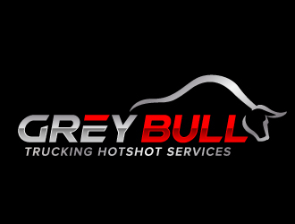 Grey Bull Trucking  Hotshot Services logo design by jaize