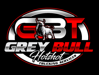 Grey Bull Trucking  Hotshot Services logo design by Suvendu