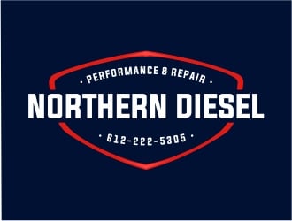 Northern Diesel Performance & Repair logo design by Mardhi