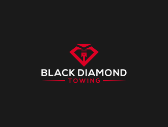 Black Diamond Towing logo design by hoqi