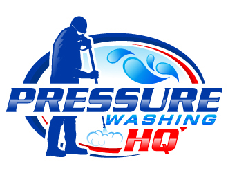 Pressure Washing HQ logo design by Suvendu