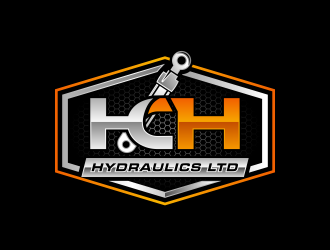 HCH HYDRAULICS LTD logo design by Gopil