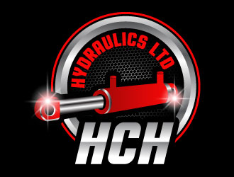 HCH HYDRAULICS LTD logo design by Suvendu