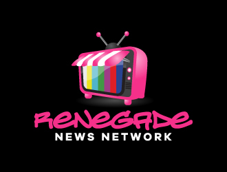 RENEGADE NEWS NETWORK  logo design by KDesigns