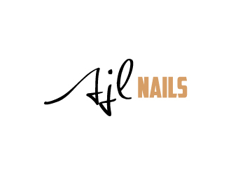 AJL Nails logo design by gateout