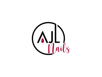 AJL Nails logo design by oke2angconcept