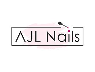 AJL Nails logo design by ndaru