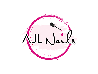 AJL Nails logo design by ndaru