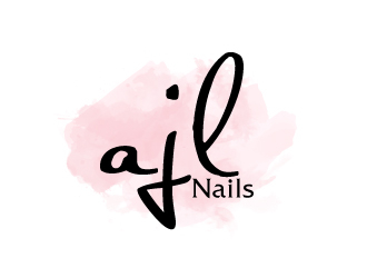 AJL Nails logo design by AamirKhan